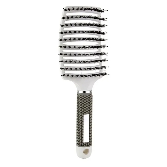 Tangle Free Curved Hair Brush - Picture 1 of 4
